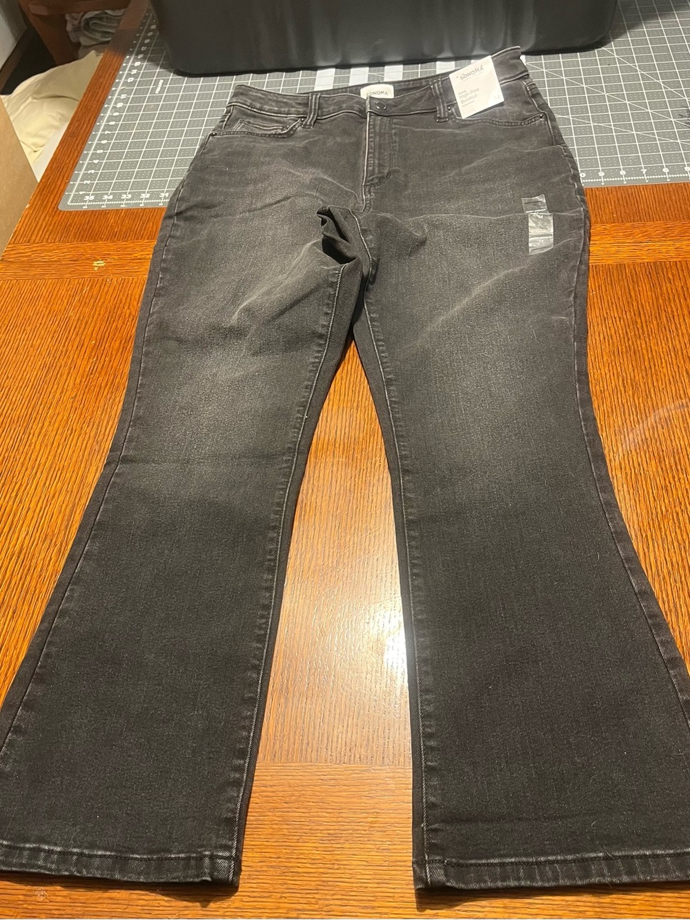 Sonoma Black Flare Jeans